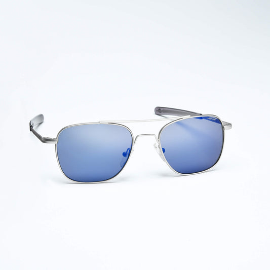 Aviator - Bleu arctique | Chrome mat