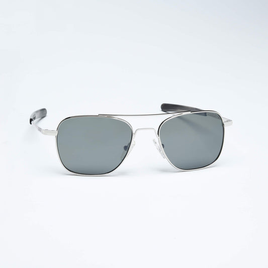 Aviator - Gris amiral | Chrome poli