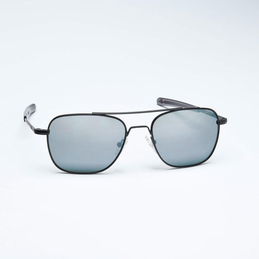 Aviator - Estrella plateada | Negro mate