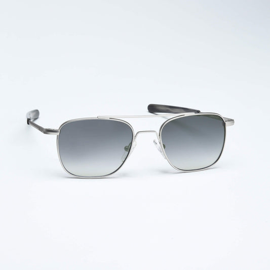 Aviator - Cadet Grey | Matte Chrome