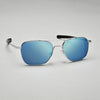 Aviator - Blue Mirror | Polished Chrome