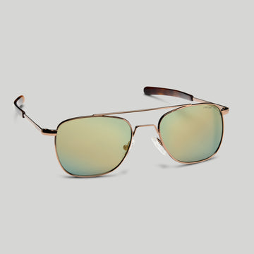 Aviateur - Acier bleu | Bronze foncé