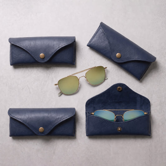 Art-Craft Optical Aviator-B (55) 23k Satin Yellow Gold & AERO Gold Lenses & Korchmar Leather Case